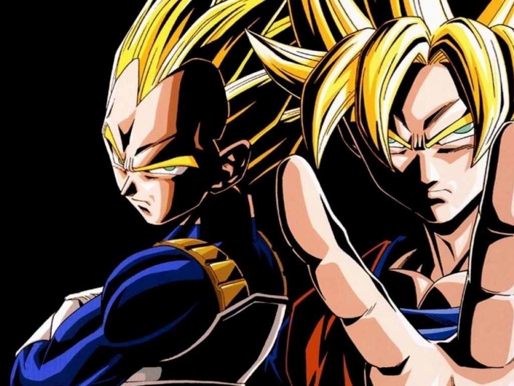 Goku Vs Vegeta Wallpaper - Vegeta Y Goku Gif , HD Wallpaper & Backgrounds