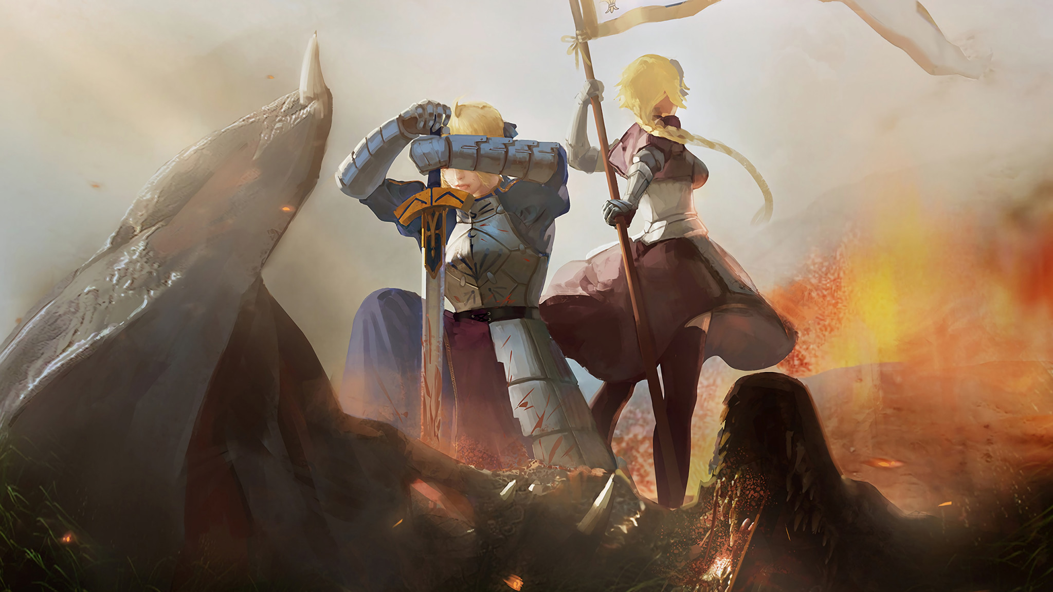 Arturia Pendragon Jeanne D Arc , HD Wallpaper & Backgrounds