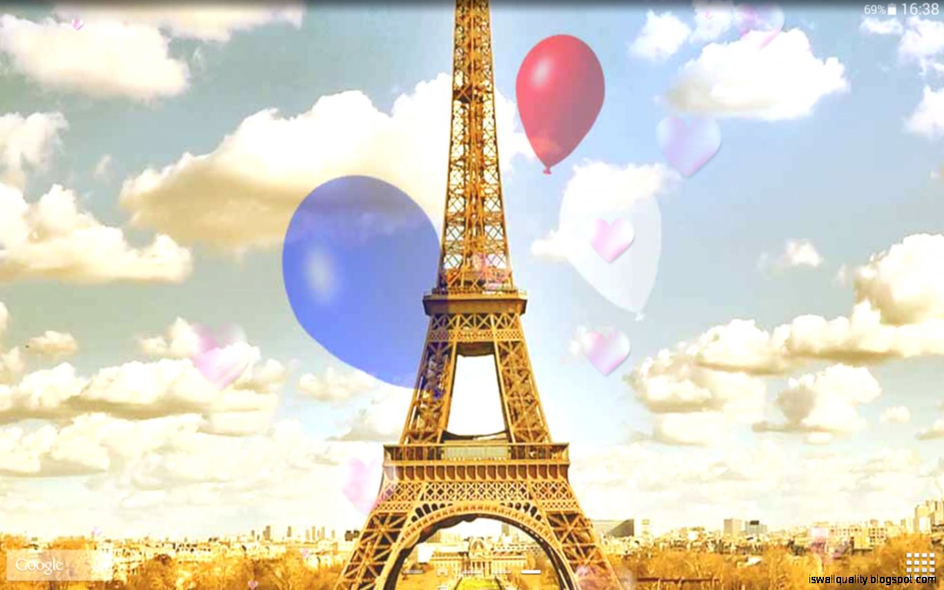 Cute Paris Live Wallpaper Android Apps On Google Play - Eiffel Tower , HD Wallpaper & Backgrounds