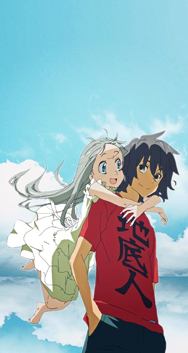 Anohana Wallpaper - - Anohana Menma Y Jintan , HD Wallpaper & Backgrounds