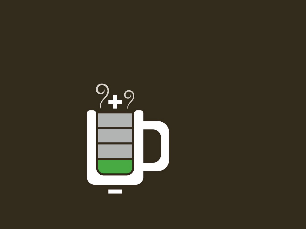 Wallpaper Vector, Art, Battery, Charge - Coffee Level Dangerously Low , HD Wallpaper & Backgrounds
