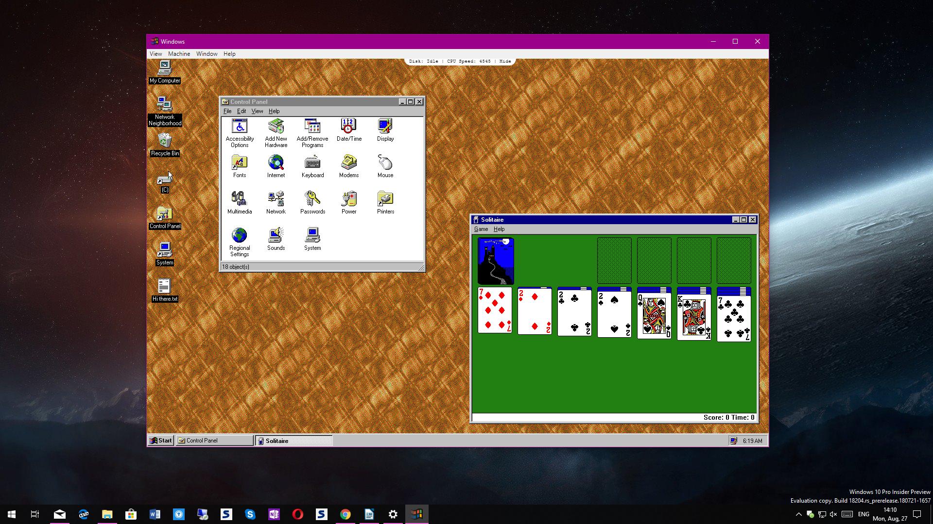 Windows 10 To Windows 95 , HD Wallpaper & Backgrounds
