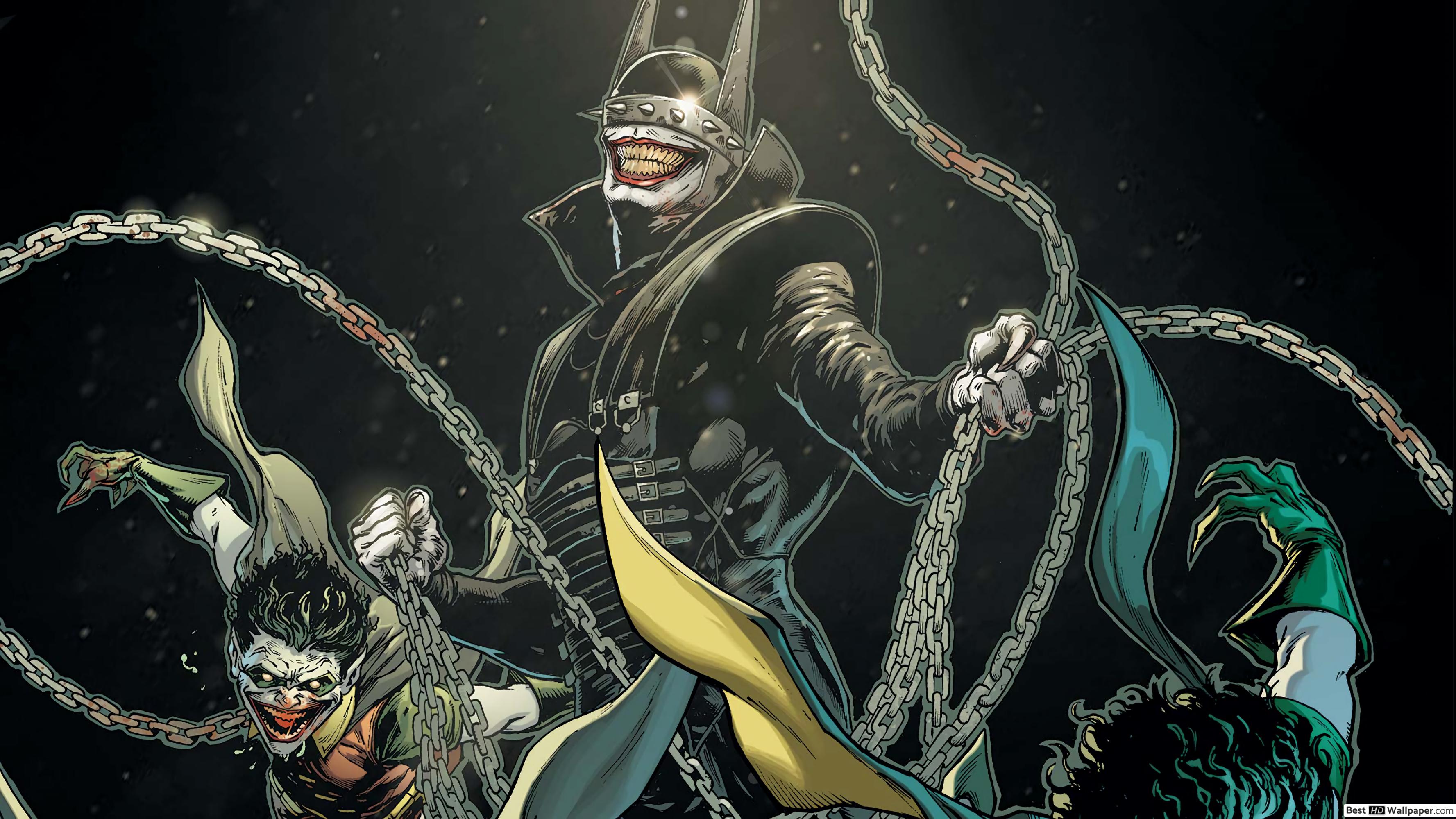 Batman Who Laughs Comic , HD Wallpaper & Backgrounds
