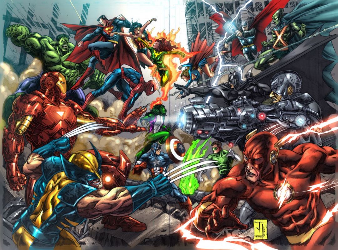 Android, Iphone, Desktop Hd Backgrounds / Wallpapers - Marvel And Dc Fight , HD Wallpaper & Backgrounds
