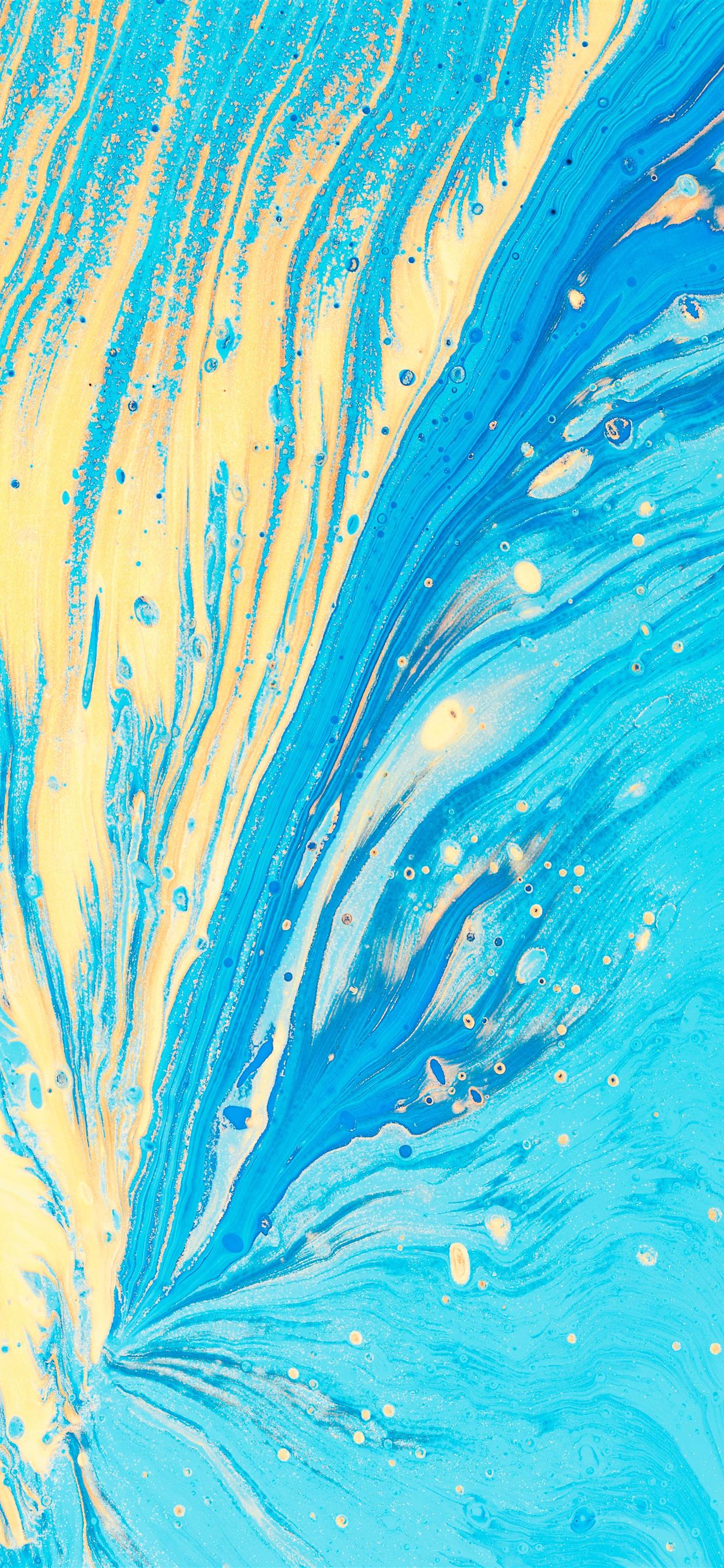 Iphone Blue And Yellow , HD Wallpaper & Backgrounds