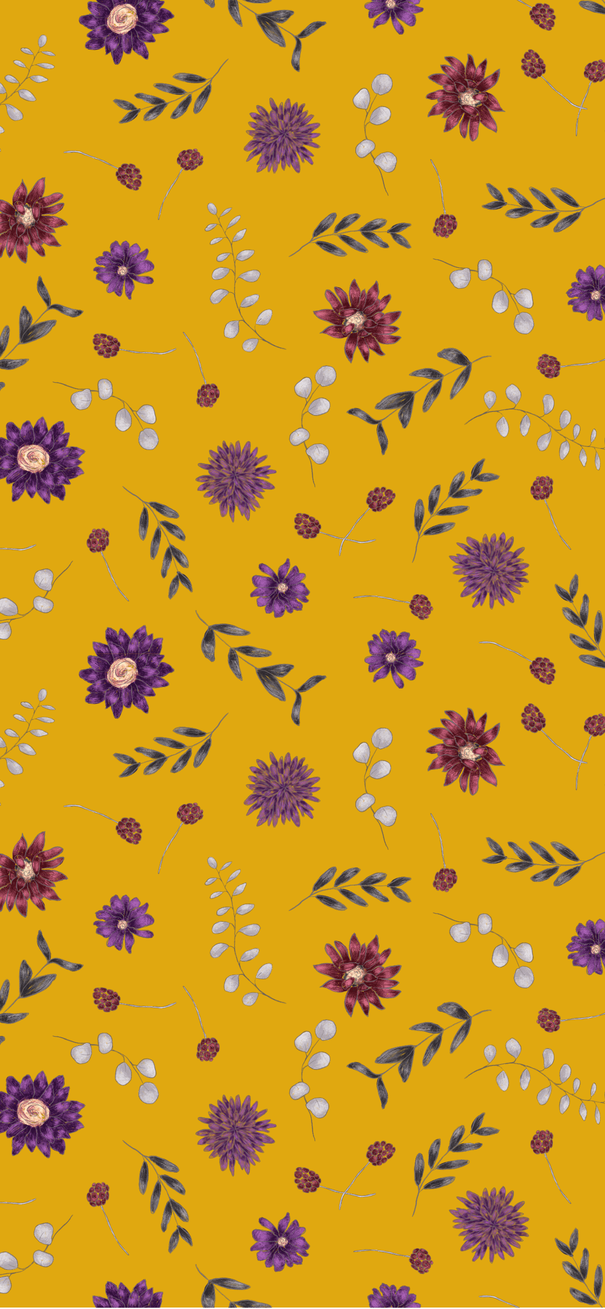 Yellow And Purple Iphone , HD Wallpaper & Backgrounds