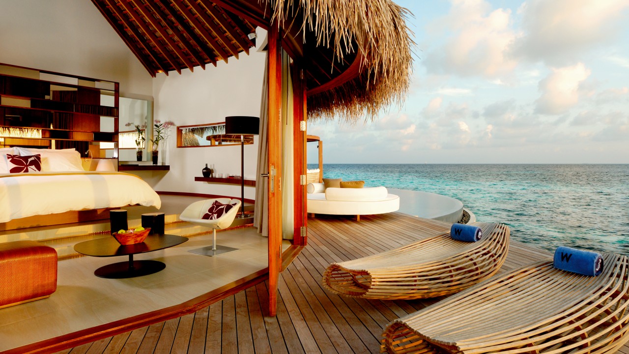 Hd Wallpaper Beach Lux Maldive - Romantic Hotels For Honeymooners , HD Wallpaper & Backgrounds