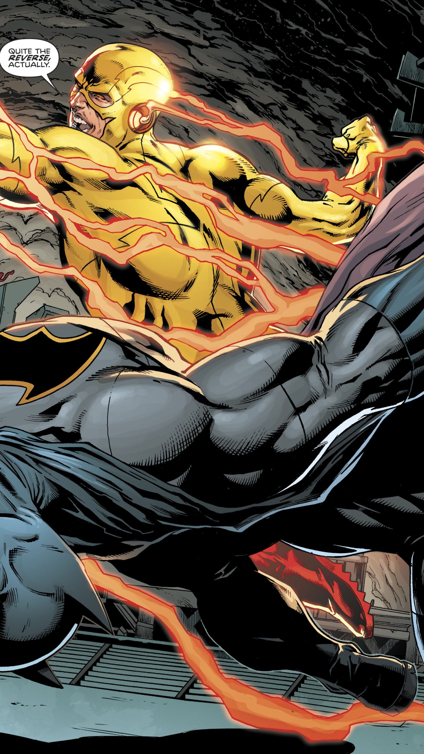 Reverse Flash Vs Batman , HD Wallpaper & Backgrounds