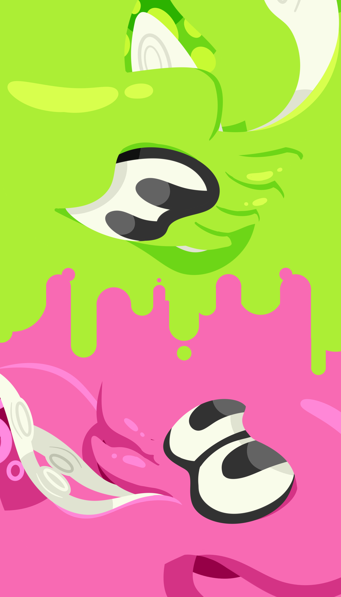 Splatoon 2 First Anniversary And Squid Vs Octo Splatfest - Splatoon Wallpaper Phone , HD Wallpaper & Backgrounds