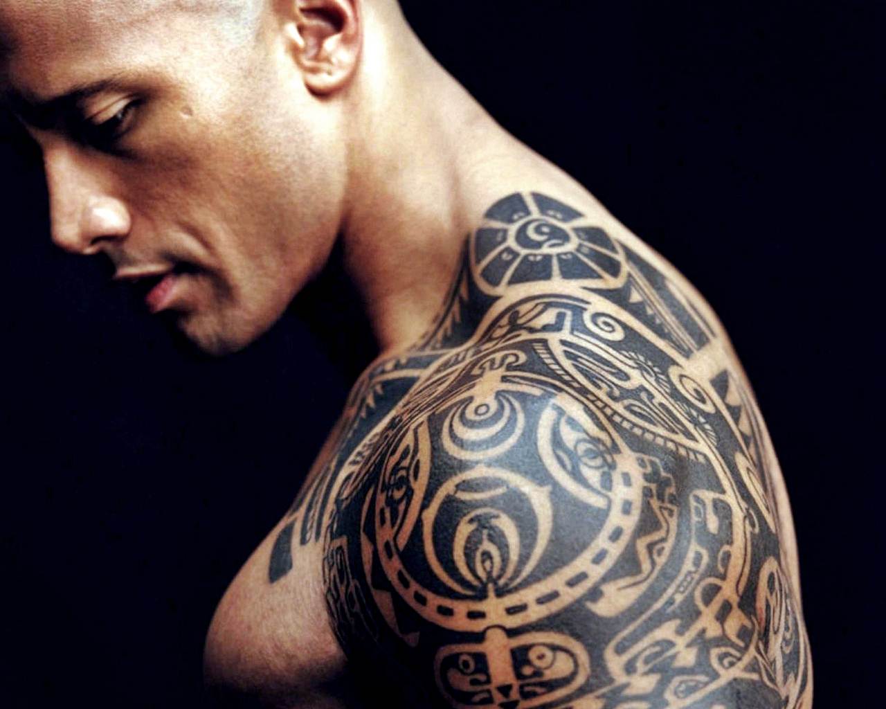 Dwayne Johnson Tattoo Wallpaper - Dwayne Johnson Rock , HD Wallpaper & Backgrounds