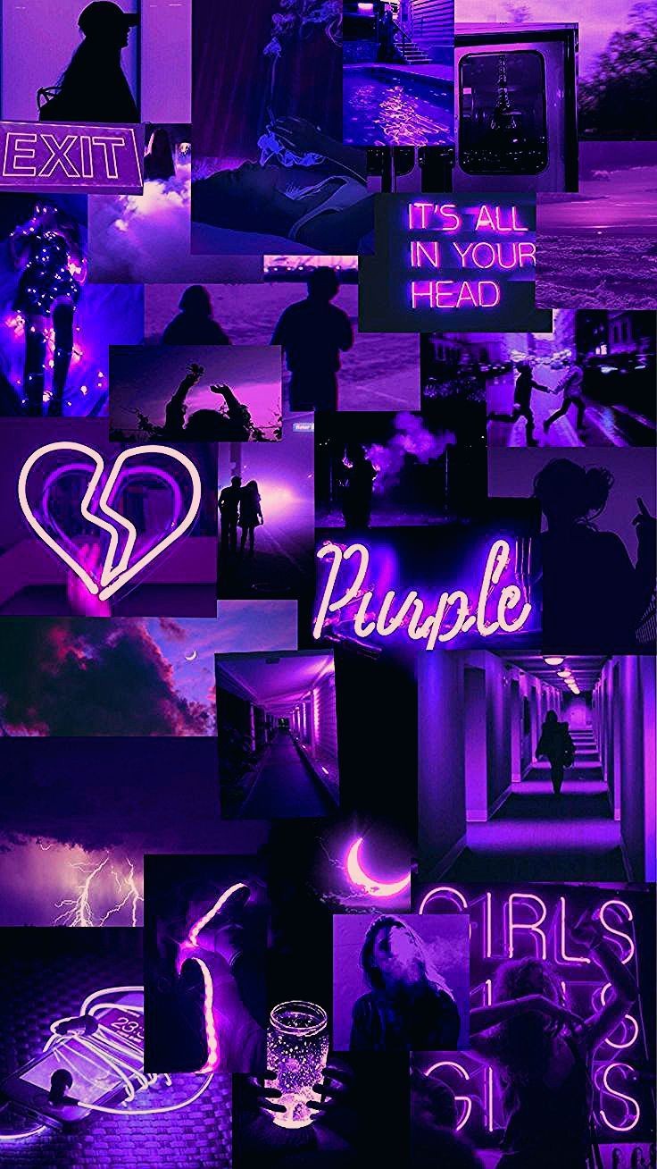 #wallpaper #fondosdepantalla #morado #purple #purpleneon - Papel De Parede Roxo , HD Wallpaper & Backgrounds