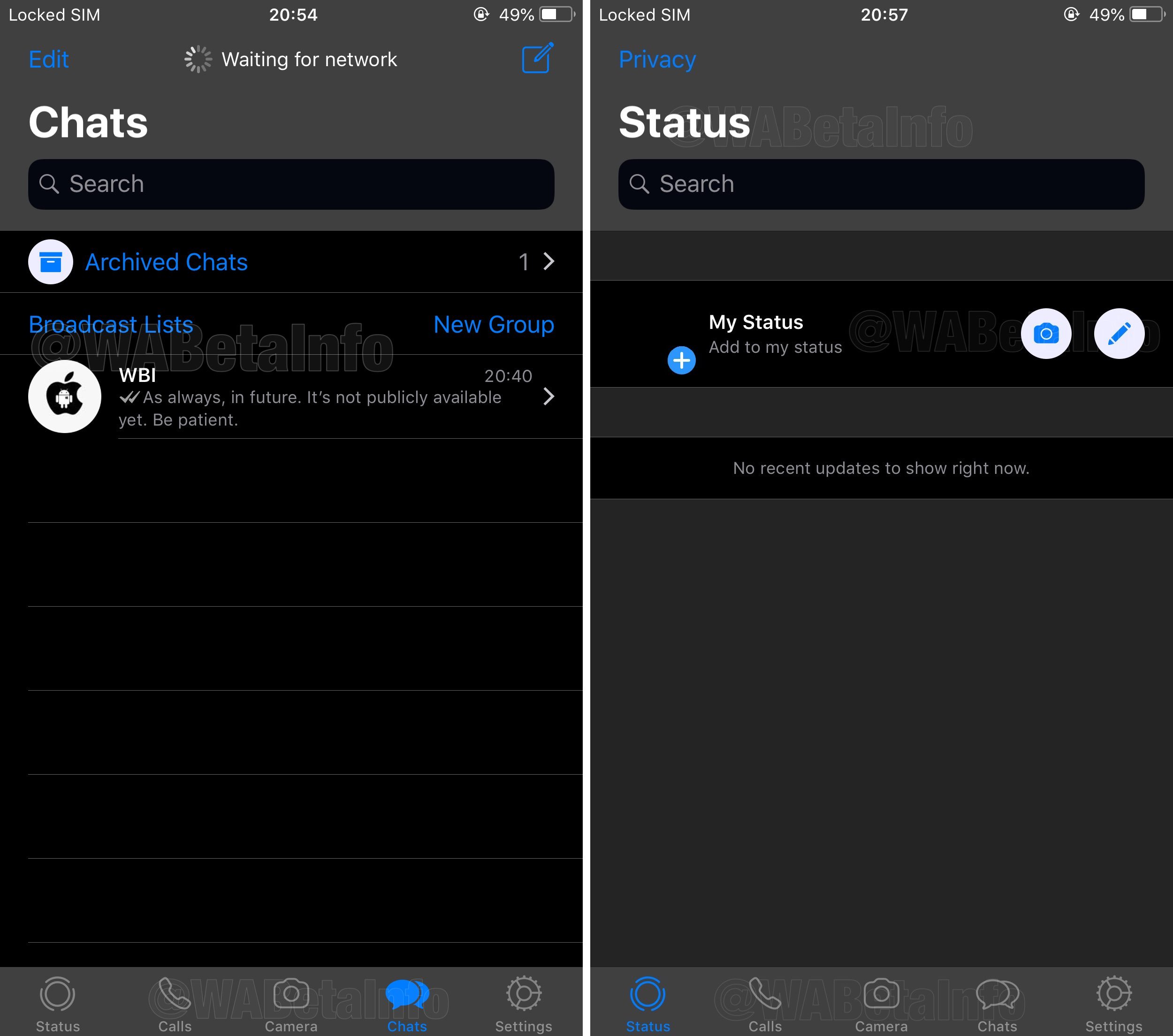 Iphone Whats App Dark Mode , HD Wallpaper & Backgrounds