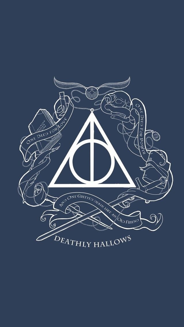 Harry Potter And Deathly Hallows Image - Iphone Harry Potter Wallpaper Cute , HD Wallpaper & Backgrounds