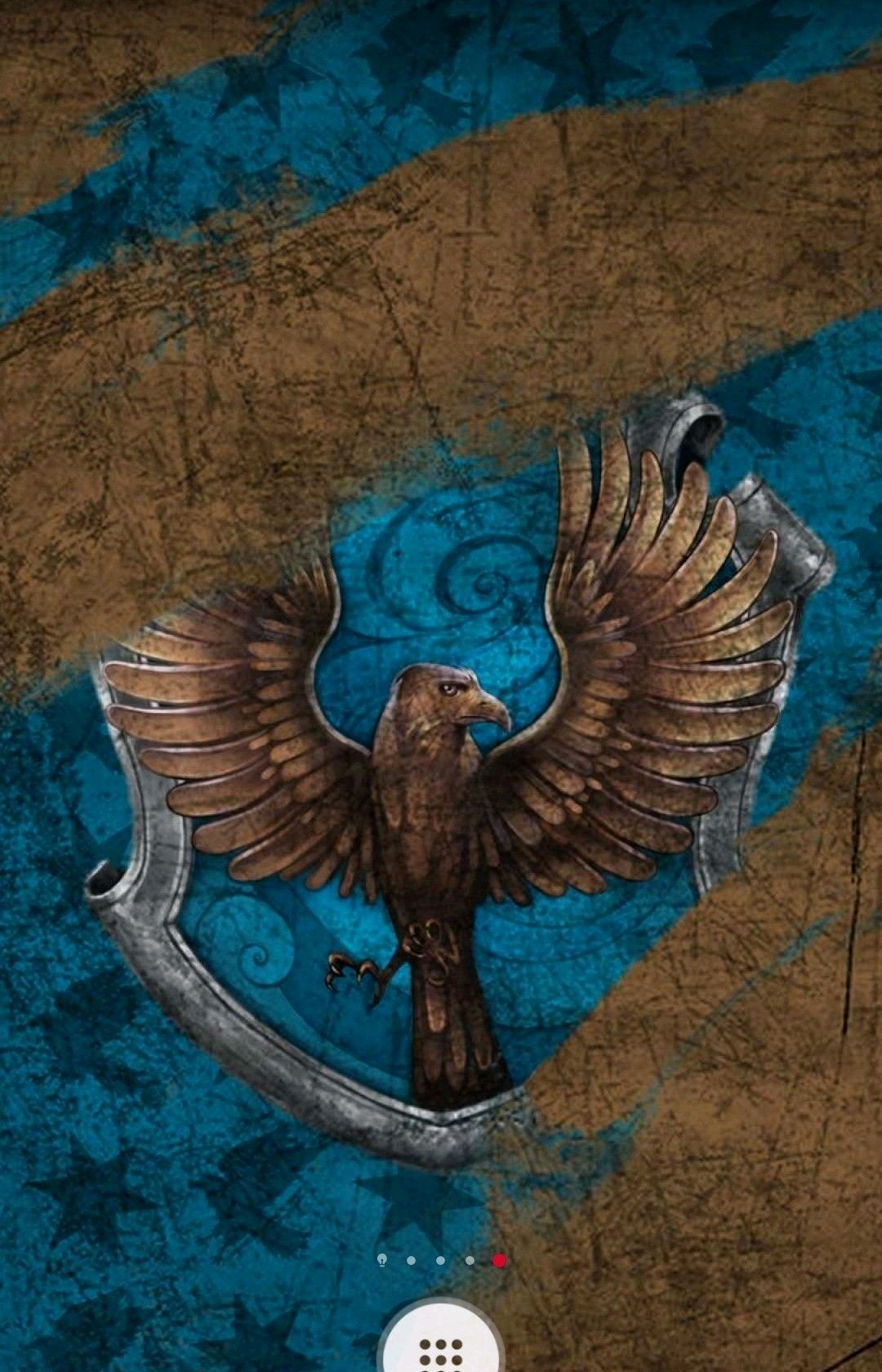 Ravenclaw Crest Blue And Bronze , HD Wallpaper & Backgrounds