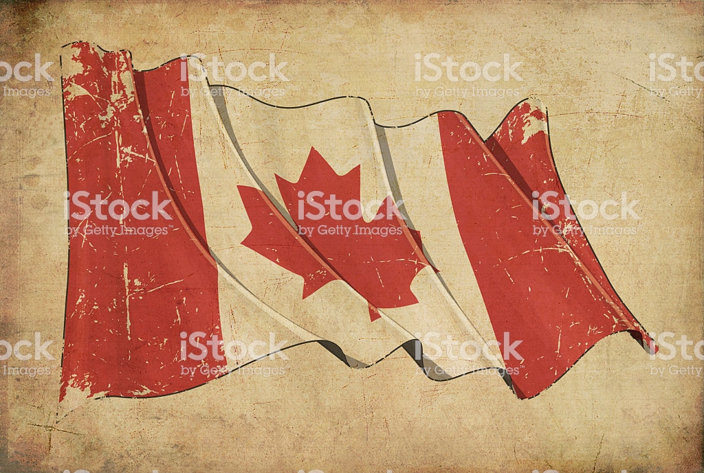 Canadian Flag Grunge , HD Wallpaper & Backgrounds