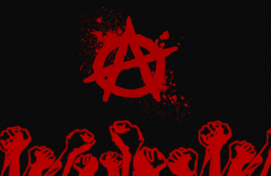 Anarchy Wallpaper By Xx Alden Panic Xx - Anarchist Symbol , HD Wallpaper & Backgrounds