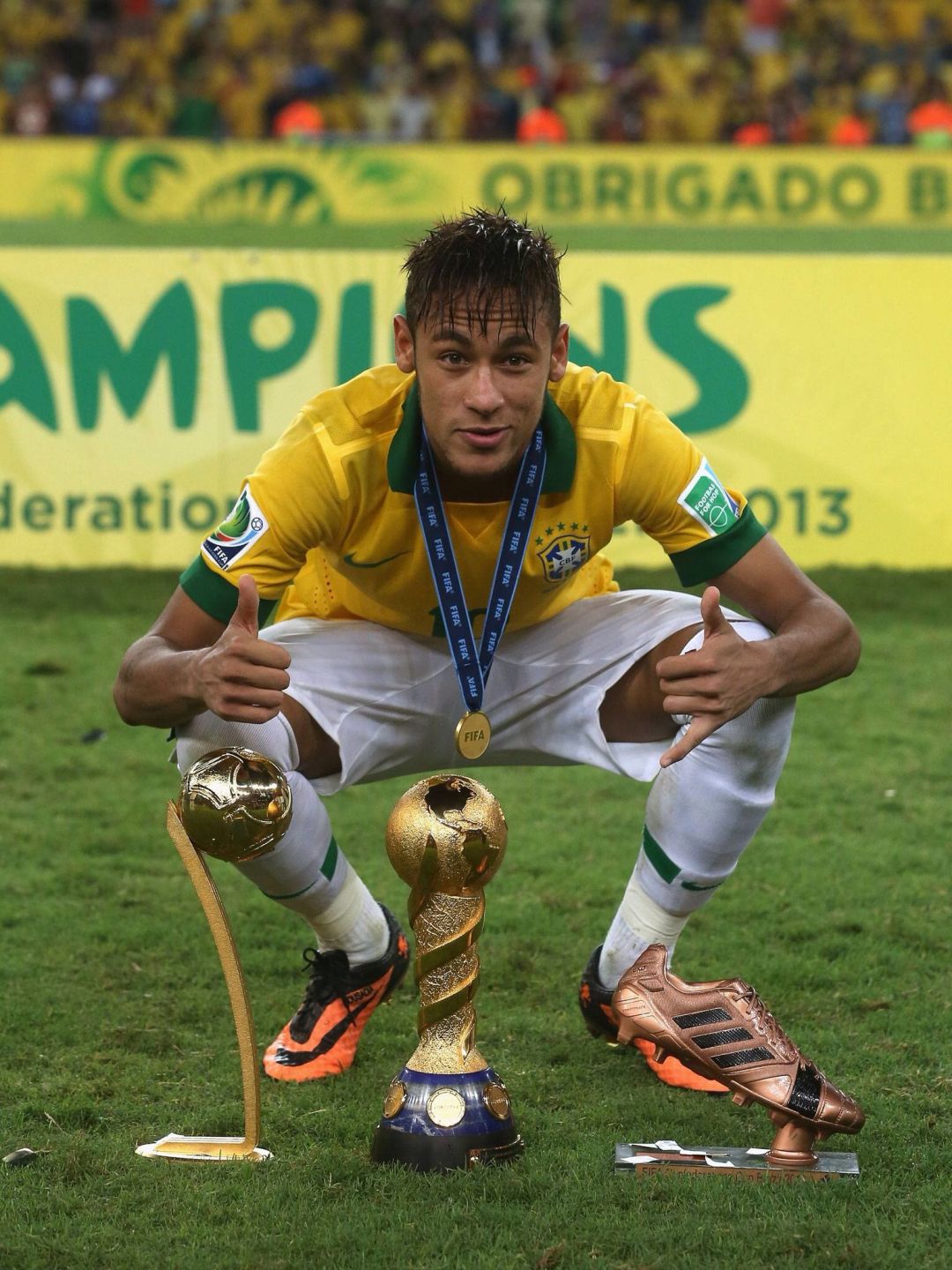 Neymar Wallpaper Hd - Neymar Copa Confederaciones 2013 , HD Wallpaper & Backgrounds