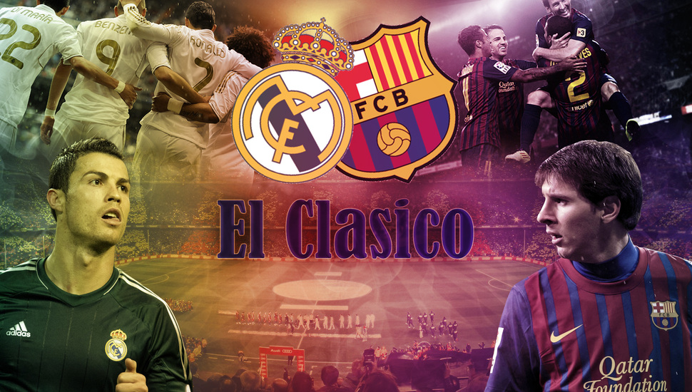 El Clasico, Football, Lionel Messi, Ronaldo, Messi, - Messi And Ronaldo Classic , HD Wallpaper & Backgrounds