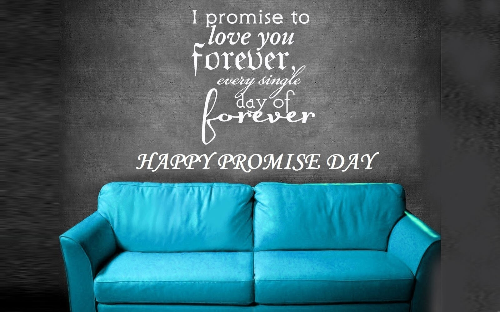 Happy Promise Day Wishes Quotes Love Valentine Sofa - Promise Day Messages For Husband , HD Wallpaper & Backgrounds