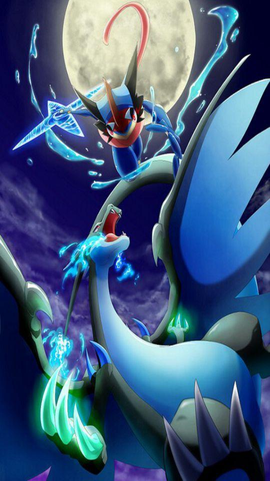 Ash Greninja Wallpaper Hd For Android Apk Download - Ash Greninja And Mega Charizard X , HD Wallpaper & Backgrounds