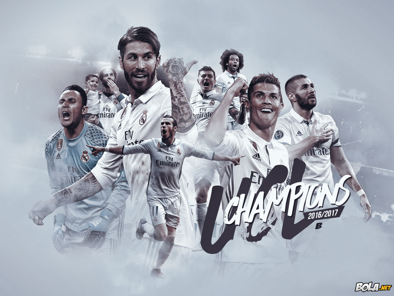 Real Madrid, Ucl Champions - Real Madrid Ucl Hd , HD Wallpaper & Backgrounds
