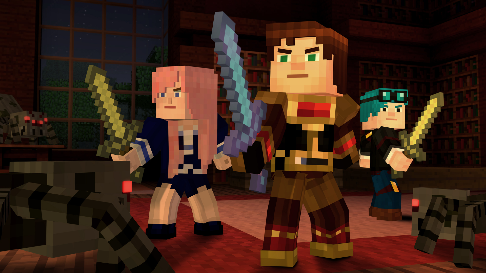 Episode 6 Minecraft Story Mode Characters , HD Wallpaper & Backgrounds