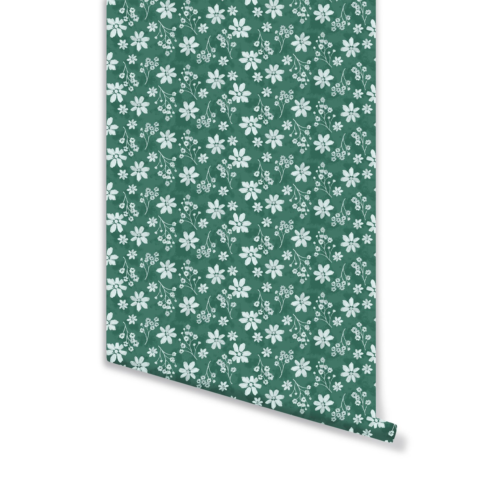 Zoe Wallpaper In Deep Green - Art Paper , HD Wallpaper & Backgrounds