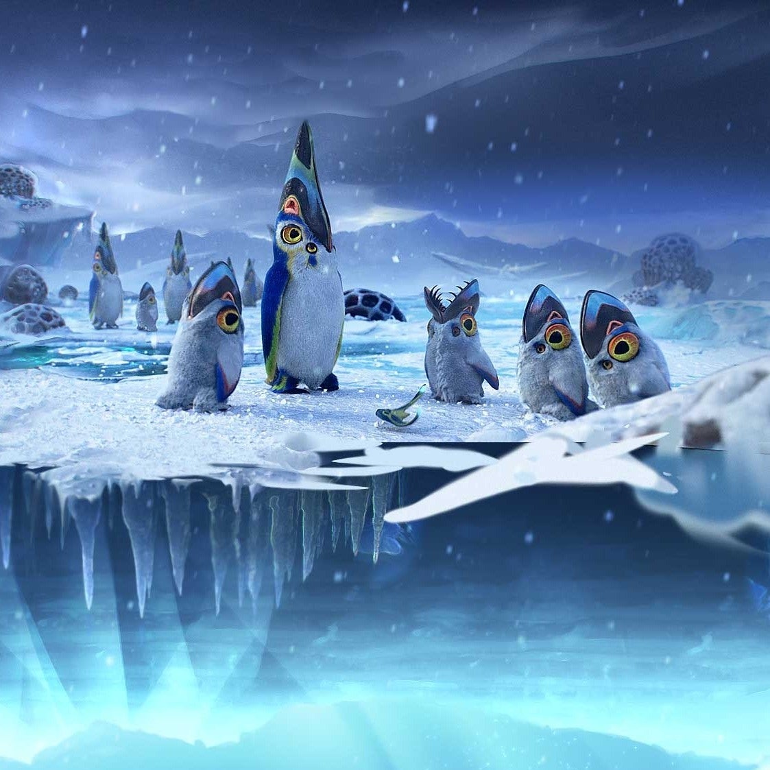 Below Zero Image - Subnautica Below Zero Penguin , HD Wallpaper & Backgrounds