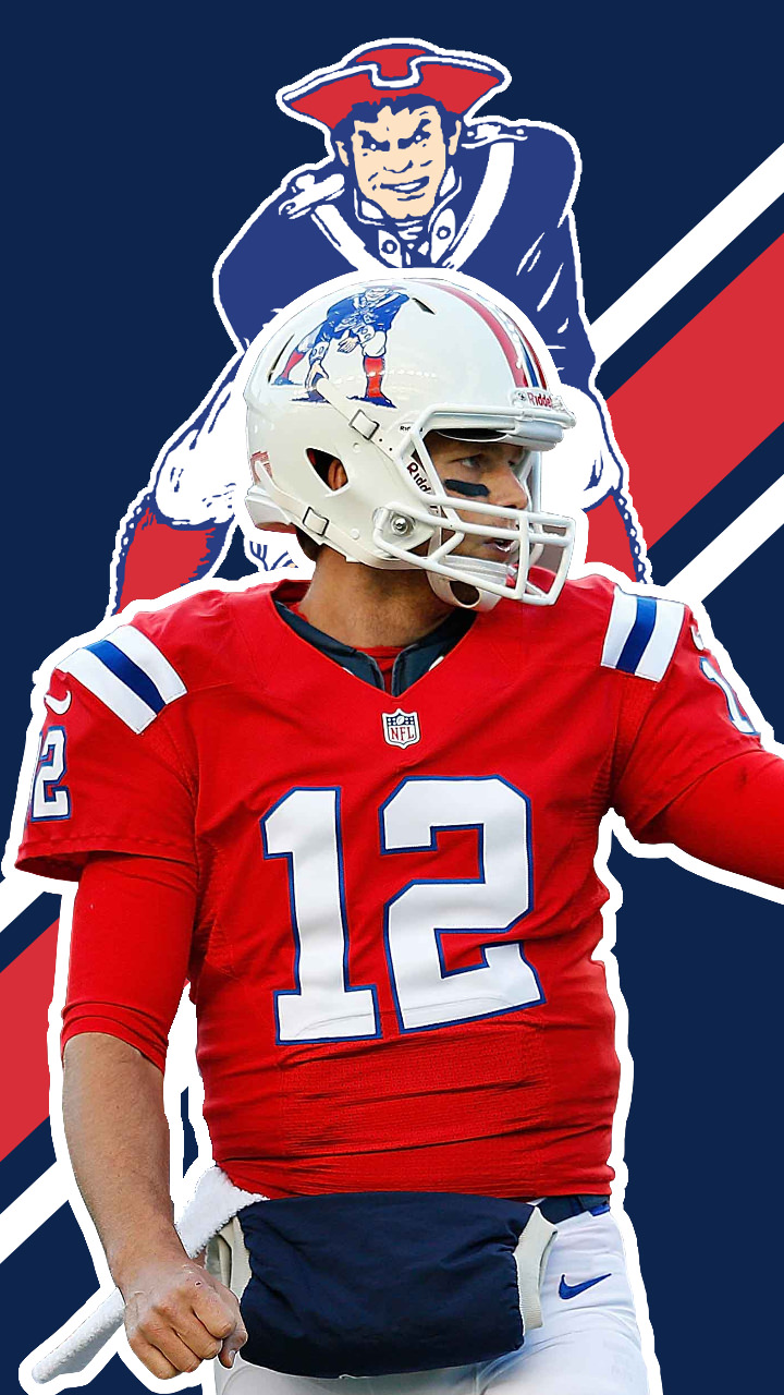Tom Brady Patriots Red Jersey , HD Wallpaper & Backgrounds