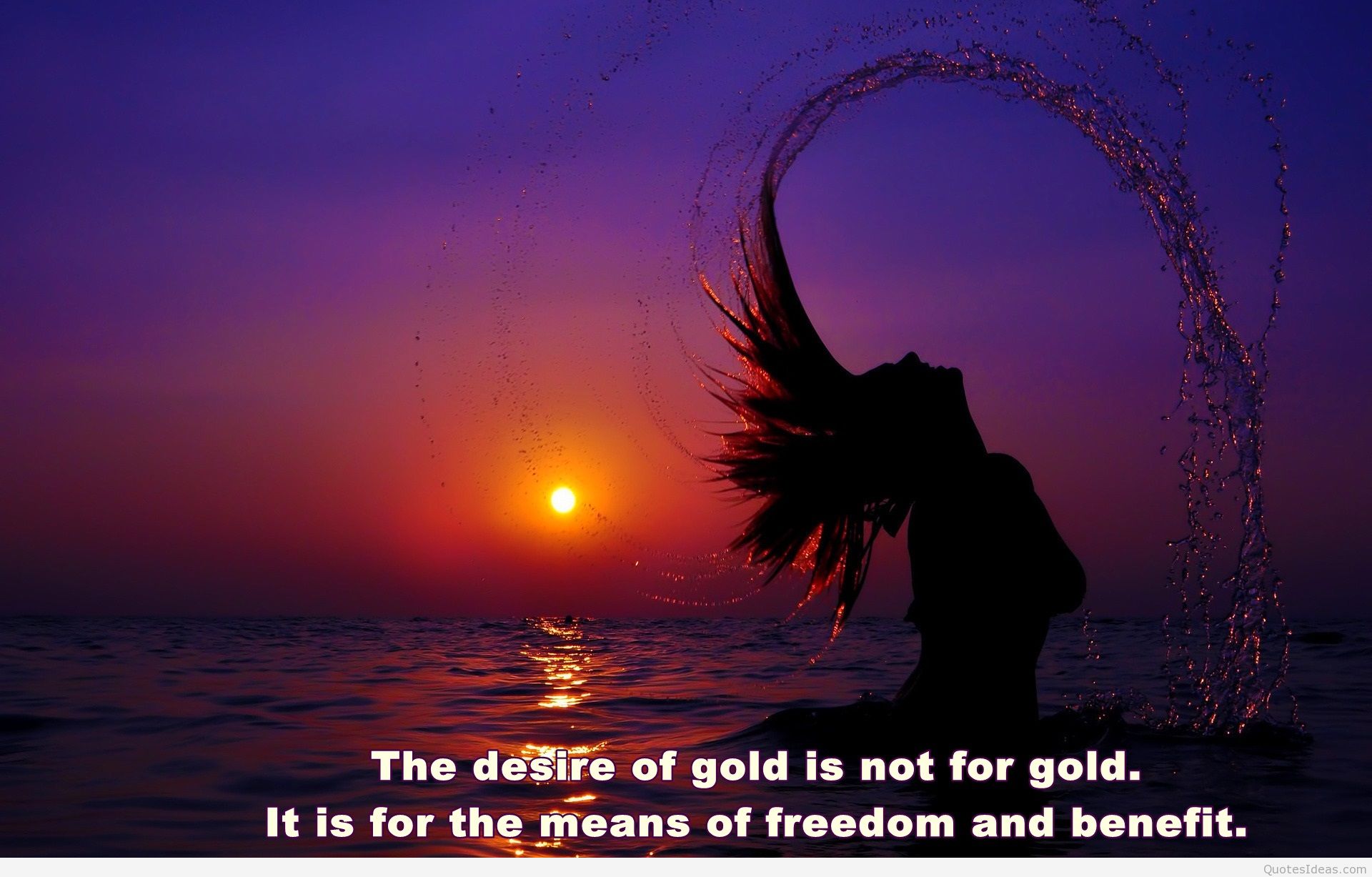 Sunset Freedom Wallpaper Hd Quote - Sunset Photos With Quotes , HD Wallpaper & Backgrounds