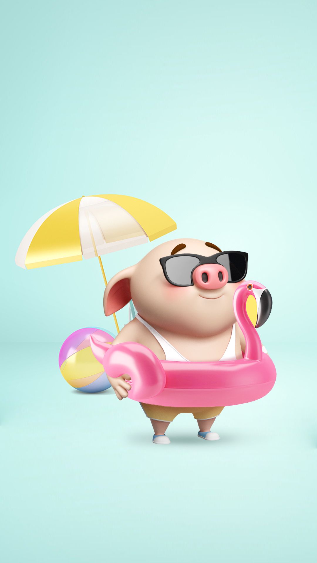 Happy Little Pig , HD Wallpaper & Backgrounds
