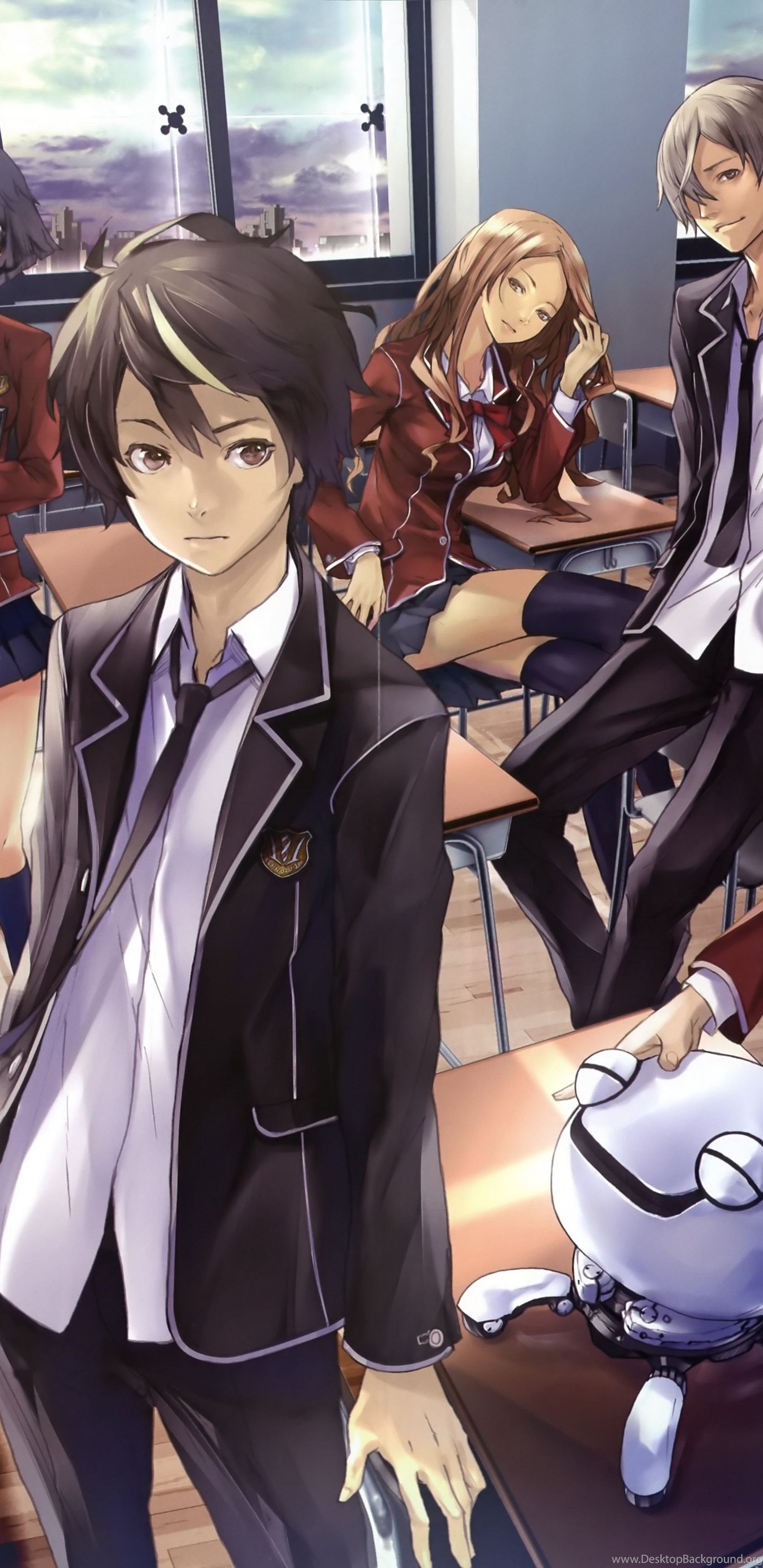 Guilty Crown Hd Wallpapers And Backgrounds - Inori Yuzuriha School Uniform , HD Wallpaper & Backgrounds