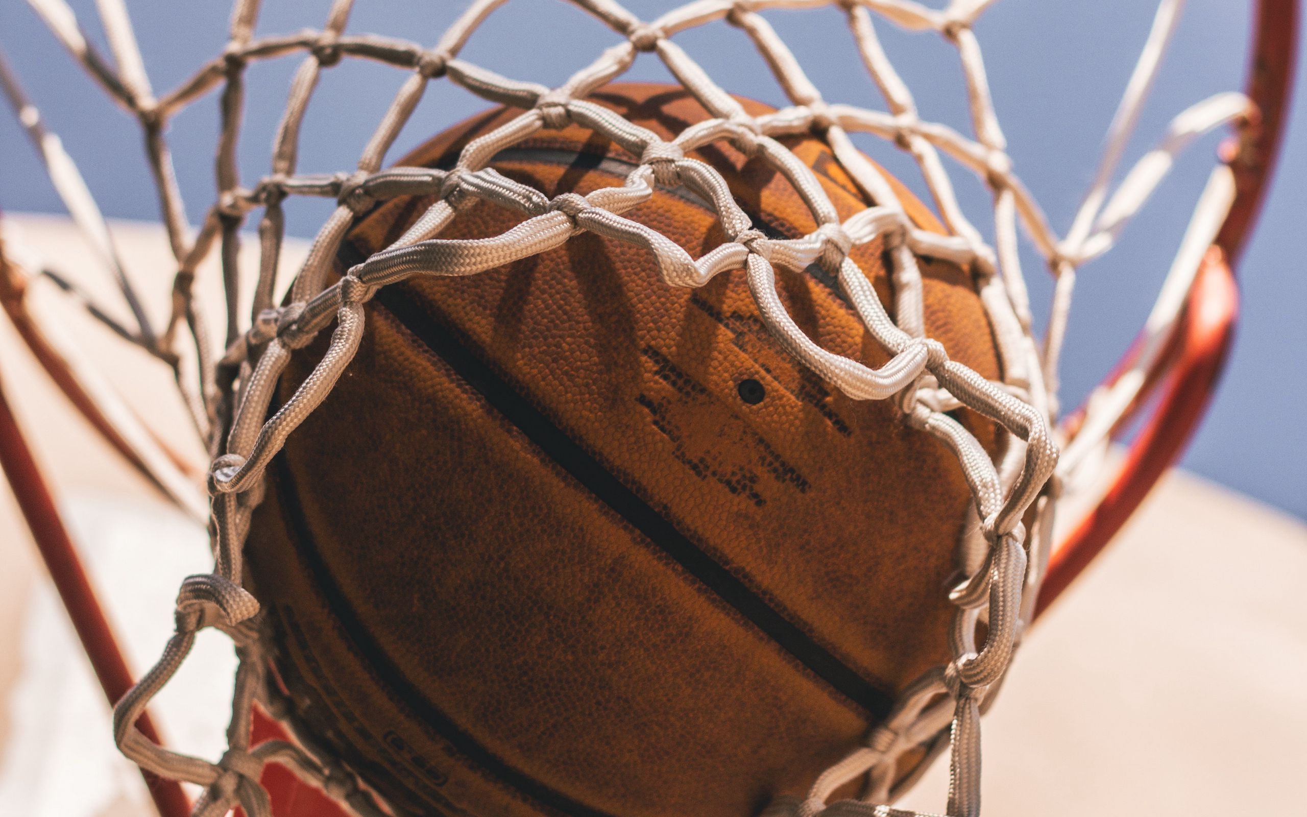 Wallpaper Basketball, Basketball Net, Ball - Basketball Hoop , HD Wallpaper & Backgrounds