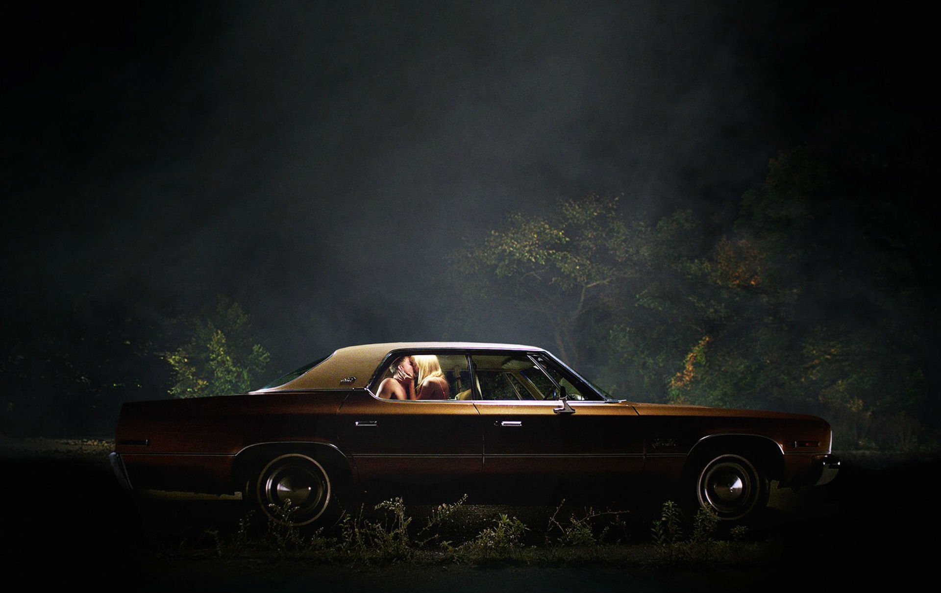 It Follows Horror Supernatural Dark 1foll Ghost Itfollows - Car It Follows Poster , HD Wallpaper & Backgrounds