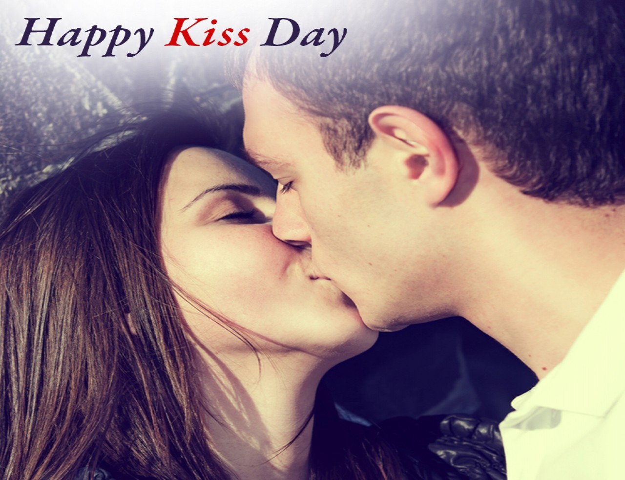 Happy Kiss Day Wallpapers Images Sms Kiss Day Wishes , HD Wallpaper & Backgrounds