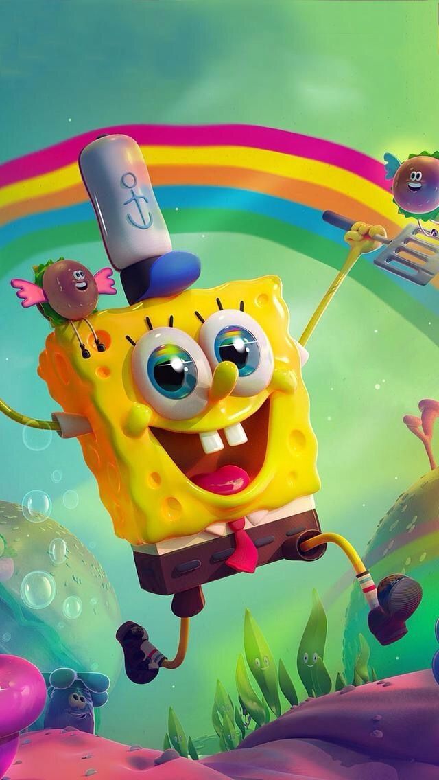 Spongebob Illustration , HD Wallpaper & Backgrounds