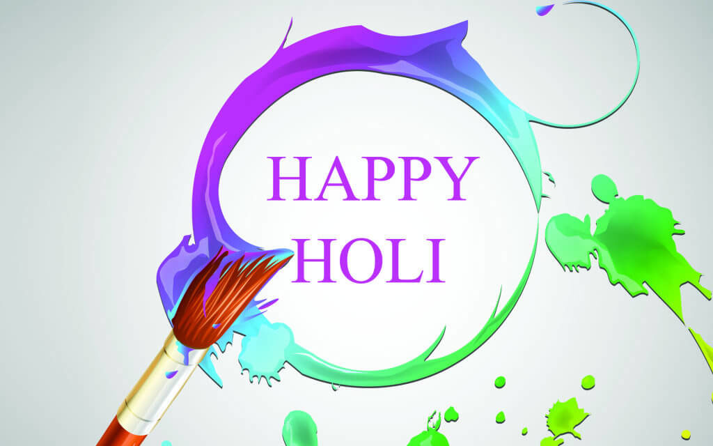 Wallpapers And Photos - Happy Holi Wishes 2018 , HD Wallpaper & Backgrounds