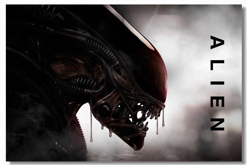 Custom Canvas Wall Decals Alien Covenant Poster Aliens - Alien Xenomorph , HD Wallpaper & Backgrounds