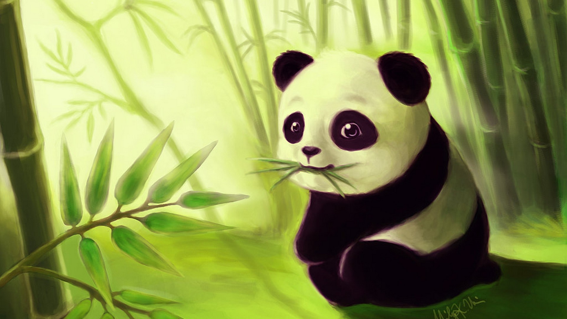 83 Cartoon Panda Wallpapers On Wallpaperplay - Cute Panda Images Hd , HD Wallpaper & Backgrounds