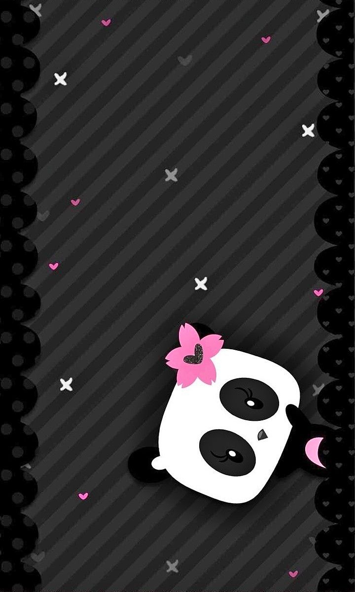 Panda🐼background Cute Panda Wallpaper - Oso Cariñoso Fondos De Pantalla , HD Wallpaper & Backgrounds