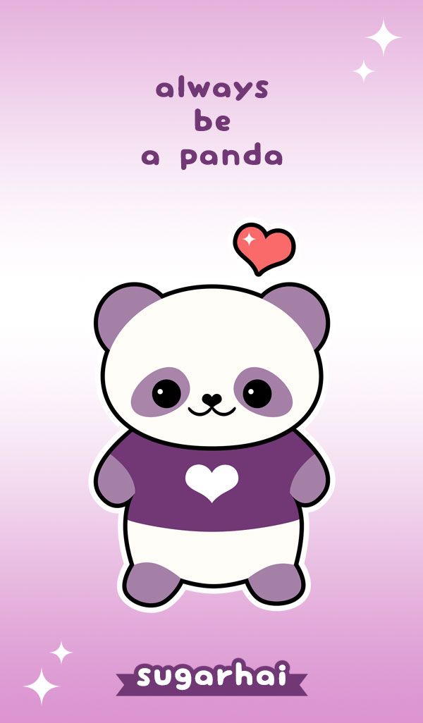 Always Be A Panda - Cute Panda Panda Quotes , HD Wallpaper & Backgrounds
