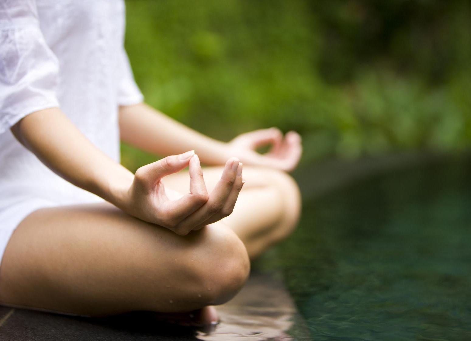 Calm Yoga Person - Meditation Stock , HD Wallpaper & Backgrounds