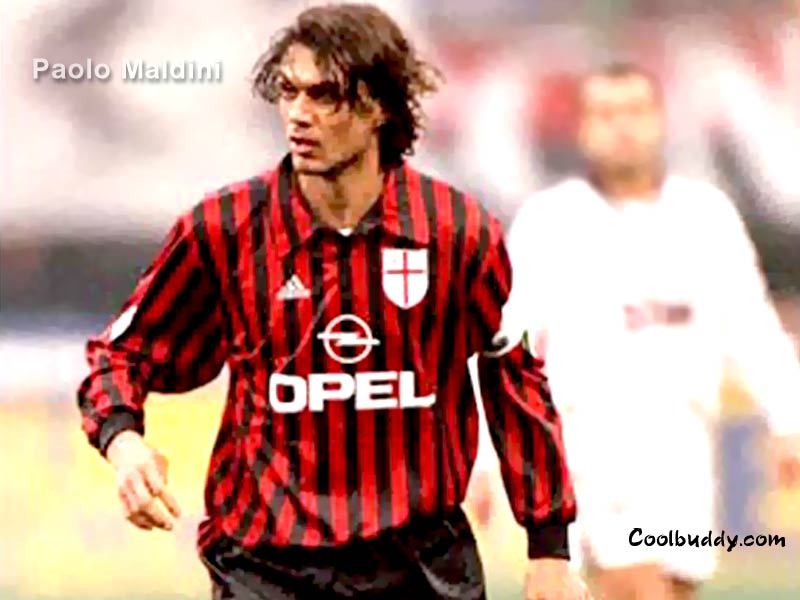 Paolo Maldini Wallpapers,italy Soccer Wallpapers,gianluigi - P Maldini , HD Wallpaper & Backgrounds