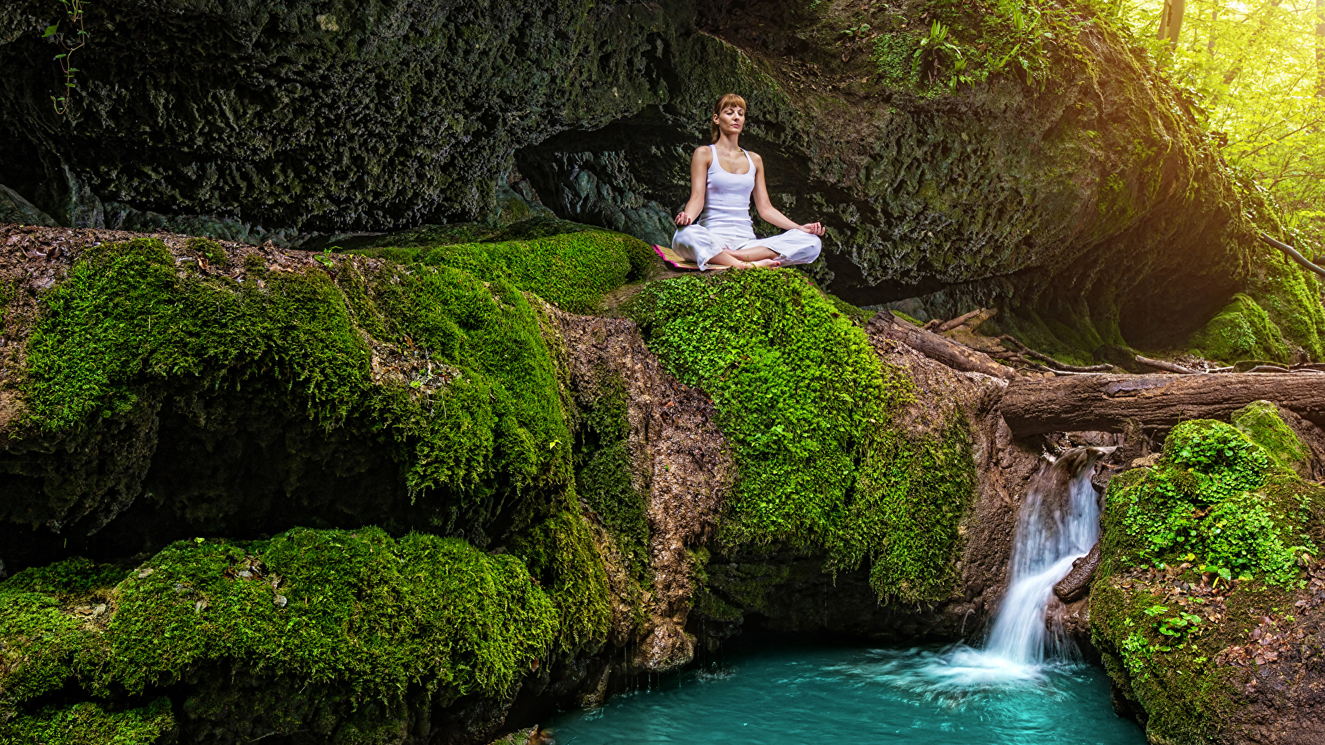 Nature Yoga Wallpaper - Йога На Рабочий Стол , HD Wallpaper & Backgrounds