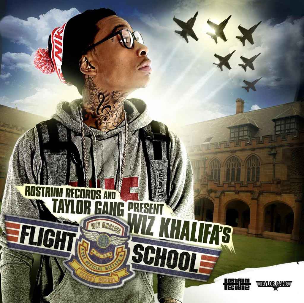 Wiz Khalifa Hd Wallpaper - Wiz Khalifa Flight School , HD Wallpaper & Backgrounds