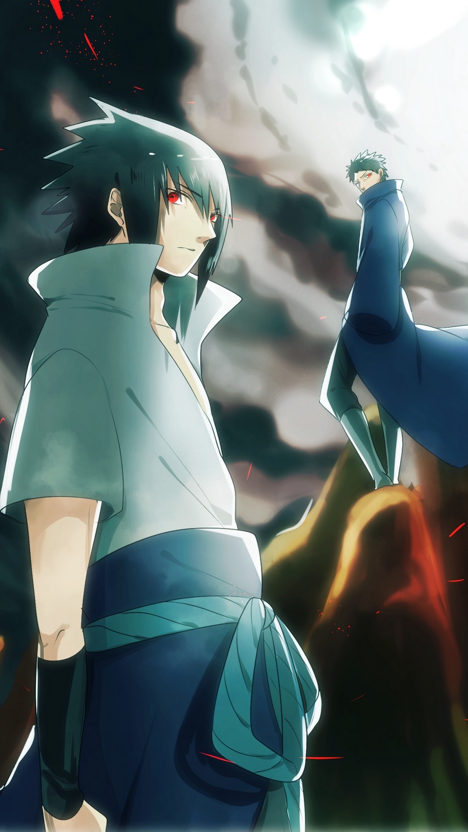 Wallpaper Naruto, Sasuke, Madara, Uchiha Clan, Itachi, - Madara Obito Itachi Sasuke , HD Wallpaper & Backgrounds