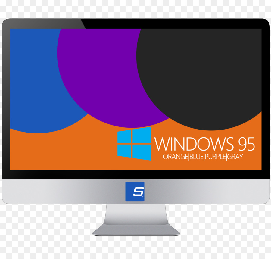 Windows 95, Desktop Wallpaper, Windows 8, Computer - Windows 95 Logo Flat , HD Wallpaper & Backgrounds