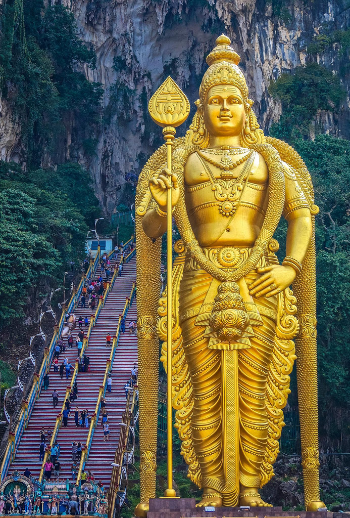 God Murugan Hd Wallpaper - Batu Caves , HD Wallpaper & Backgrounds