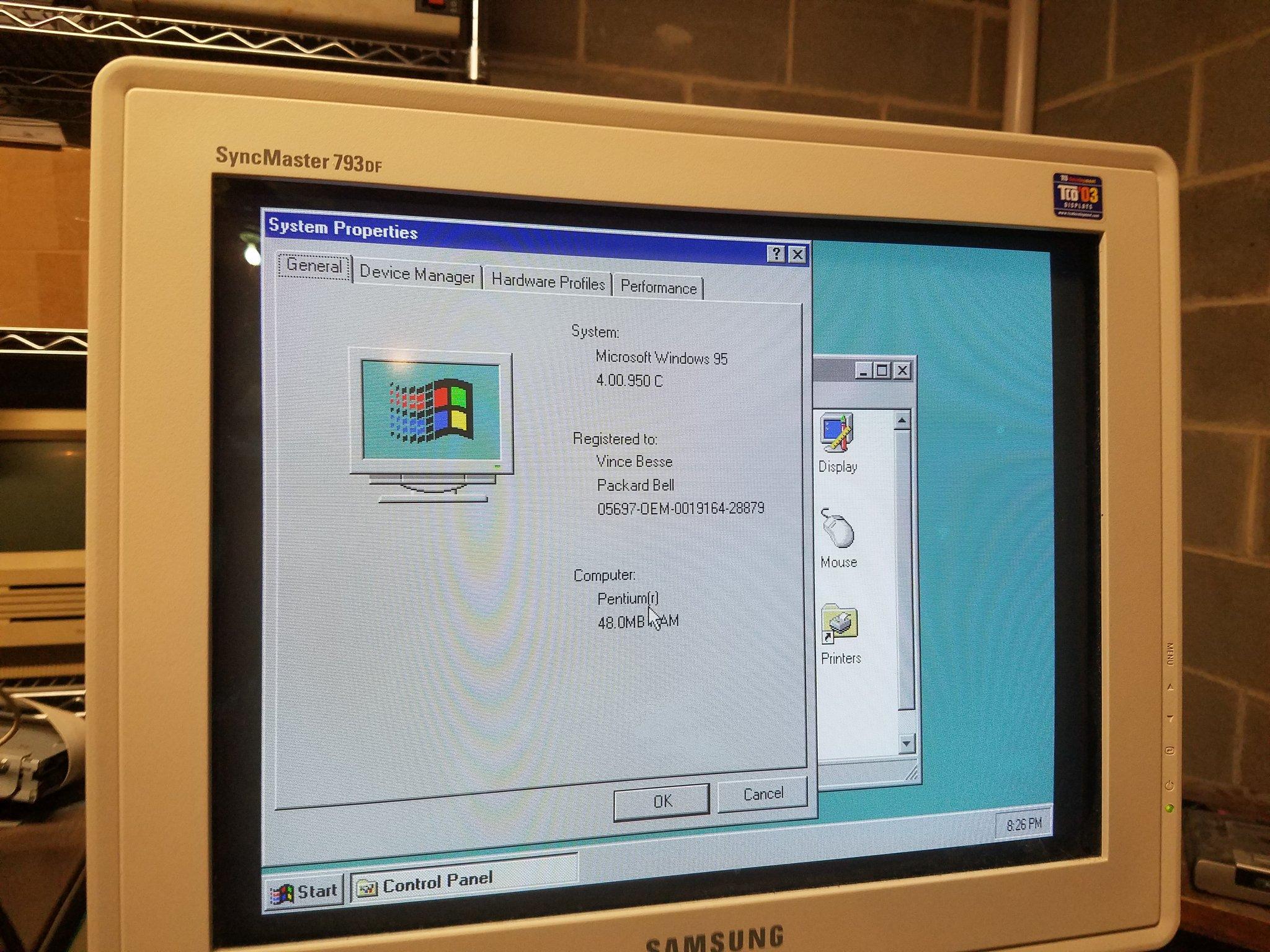 Packard - Packard Bell Windows 95 Pentium , HD Wallpaper & Backgrounds