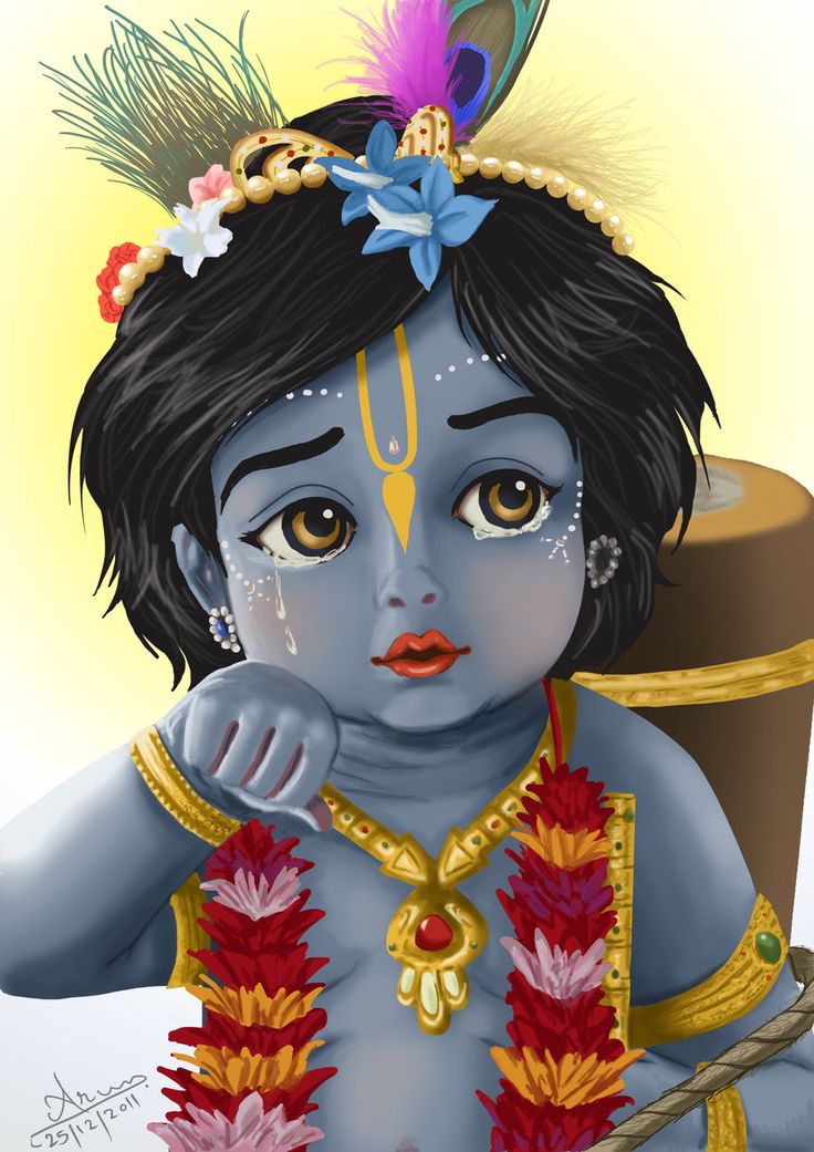 Cute Krishna , HD Wallpaper & Backgrounds